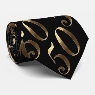 Golden Bröllop 50:e födelsedag Neck Tie Slips
