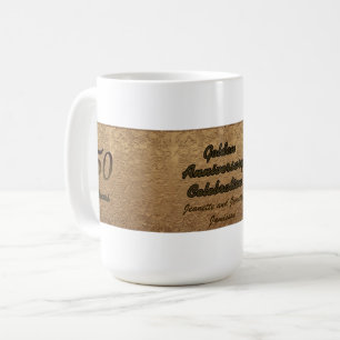Golden Bröllop-årsdagen, 50:e årsdagen, Namn, kaff Kaffemugg