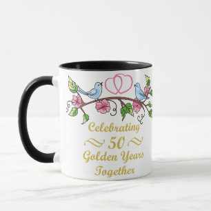 Golden Bröllop-årsdagen Mugg