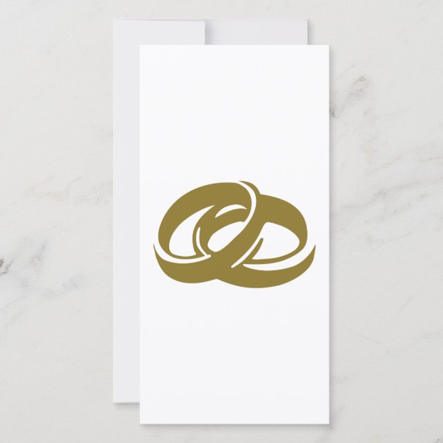 Golden Bröllop Ringar (Framsida)