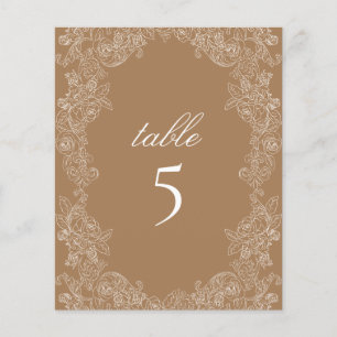 Golden Brown Bord Rococo Botanical Wand