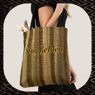 Golden Brown Glamous Chic Tygkasse