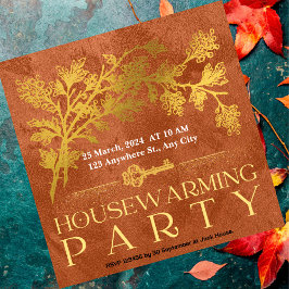 Golden Brown Houseworkteknik Inbjudningar