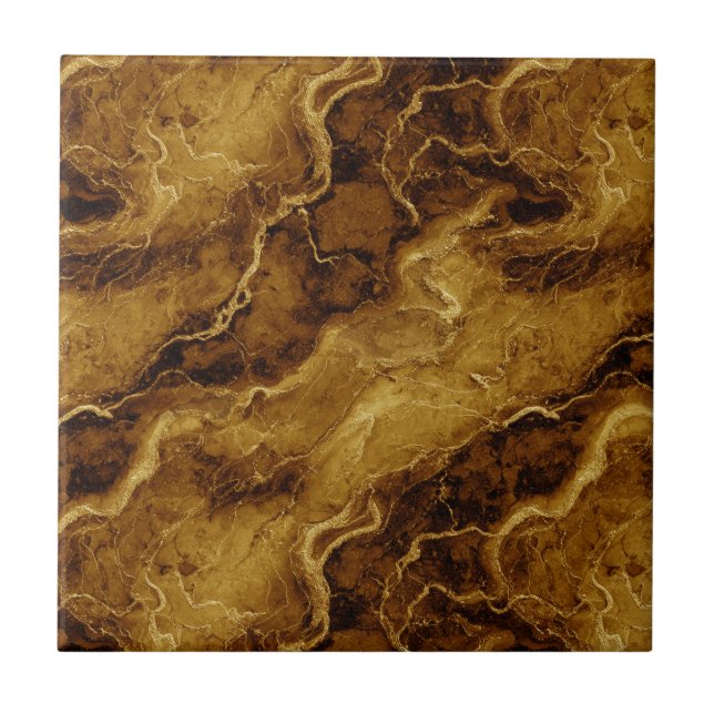 Golden Brown Marble Struktur Kakelplatta (Framsidan)