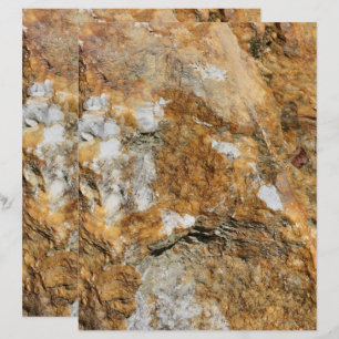 Golden Brown Stone Nature Scrapbook Papper