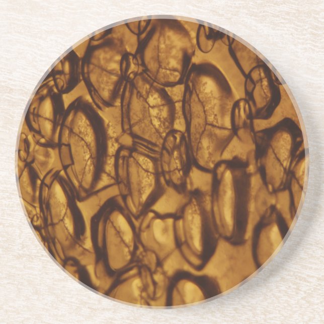 Golden Bubbles Underlägg Sandsten (Framsidan)