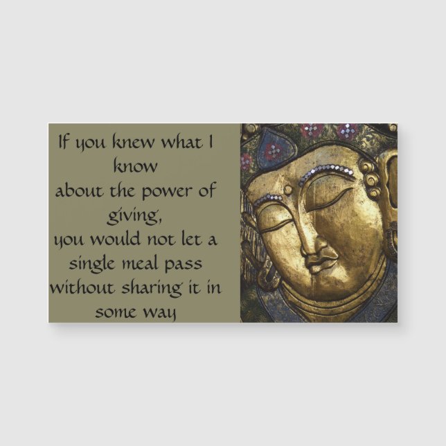 Golden Buddha Bluting Meditating Affärskort (Framsida)