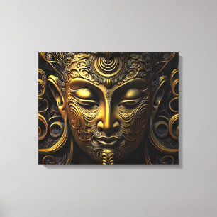 Golden Buddha Canvastryck