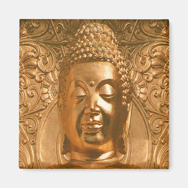 Golden Buddha - Fantastisk Magnet (Framsidan)