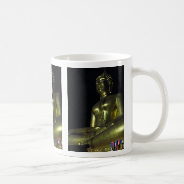Golden Buddha i natt Kaffemugg (Höger)