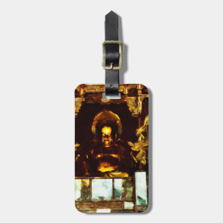 Golden Buddha Kyoto Japan Abstrakt Impressionism Bagagebricka