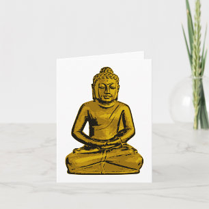 Golden Buddha Note-kort Kort
