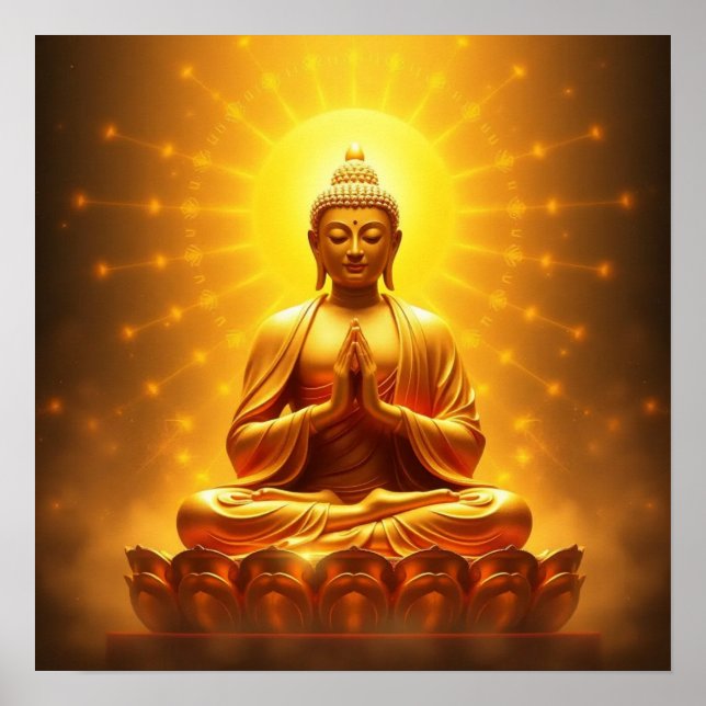 Golden Buddha Poster (Framsidan)
