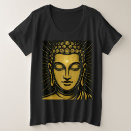 Golden Buddha Tredje Öga T-Shirt | Andlig Awaken