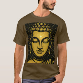 Golden Buddha Tredje Öga T-Shirt | Andlig Awaken