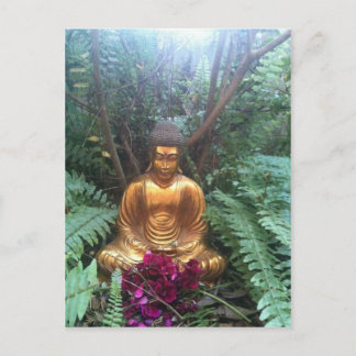 Golden buddha vykort