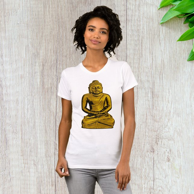 Golden Buddha Womens T-Shirt (Skapare uppladdad)
