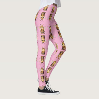 Golden Bumblebee in Bloom Dance.10 Leggings