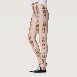 Golden Bumblebee in Bloom Dance.10 Leggings
