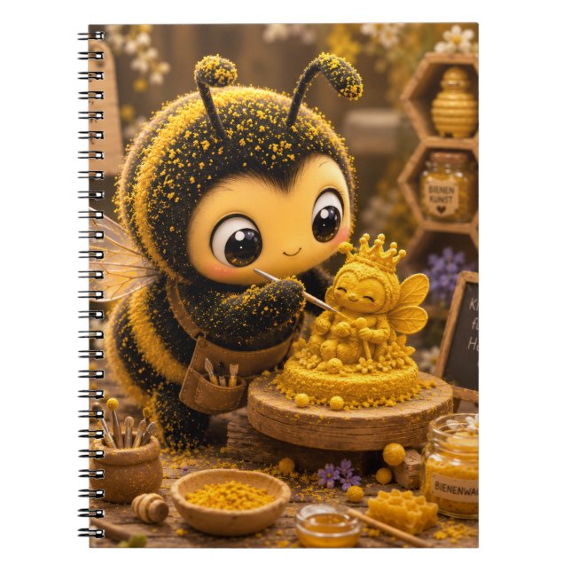 Golden Bumblebee in Bloom Dance.11 Anteckningsbok (Framsidan)