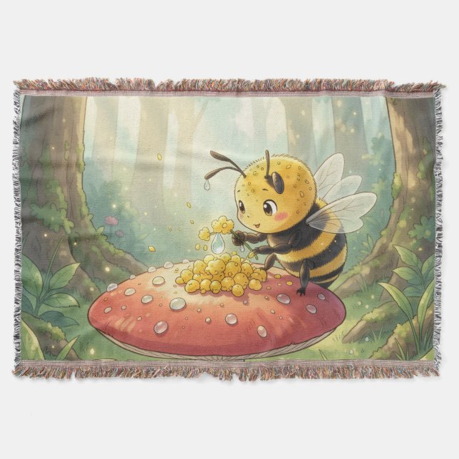 Golden Bumblebee in Bloom Dance.2 Filt (Framsidan)