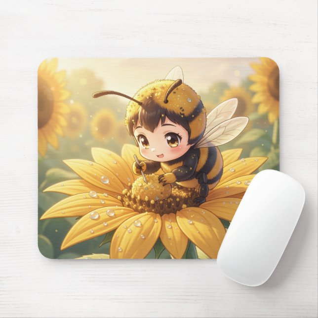 Golden Bumblebee in Bloom Dance.3 Musmatta (Med mus)
