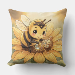 Golden Bumblebee in Bloom Dance.4 Kudde
