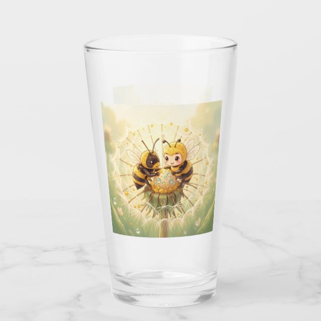 Golden Bumblebee in Bloom Dance.5 Glaskopp (Framsida)