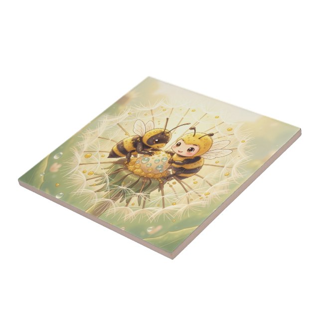 Golden Bumblebee in Bloom Dance.5 Kakelplatta (Sidan)