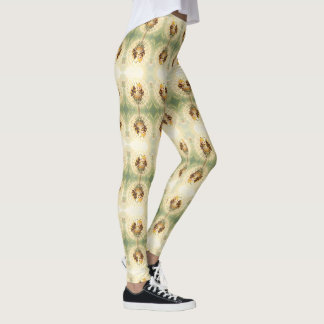 Golden Bumblebee in Bloom Dance.5 Leggings