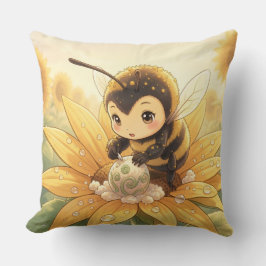 Golden Bumblebee in Bloom Dance.8 Kudde