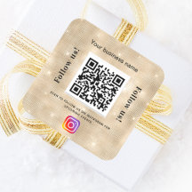 Golden business namn qr-kodinstagram