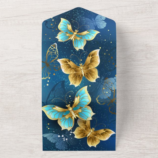 Golden butterflies (Outside)
