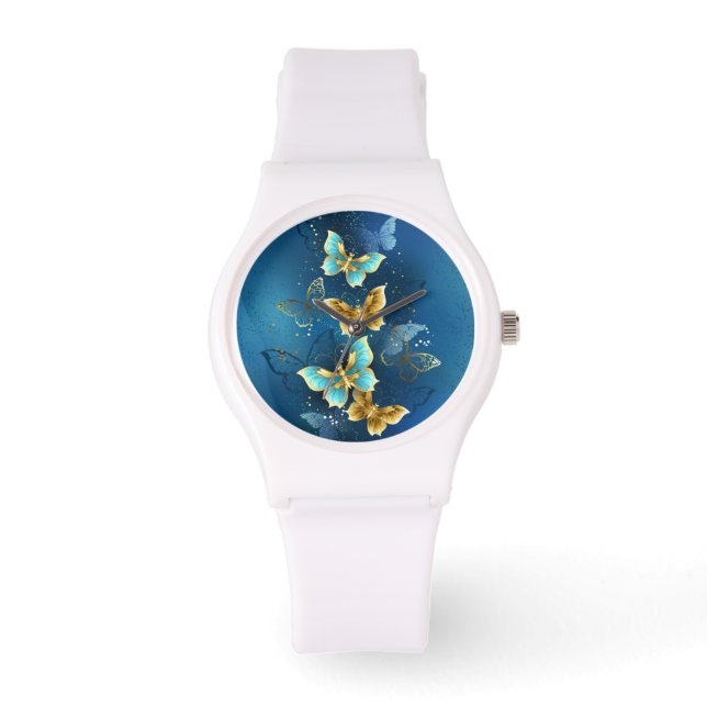 Golden butterflies armbandsur (Framsida)