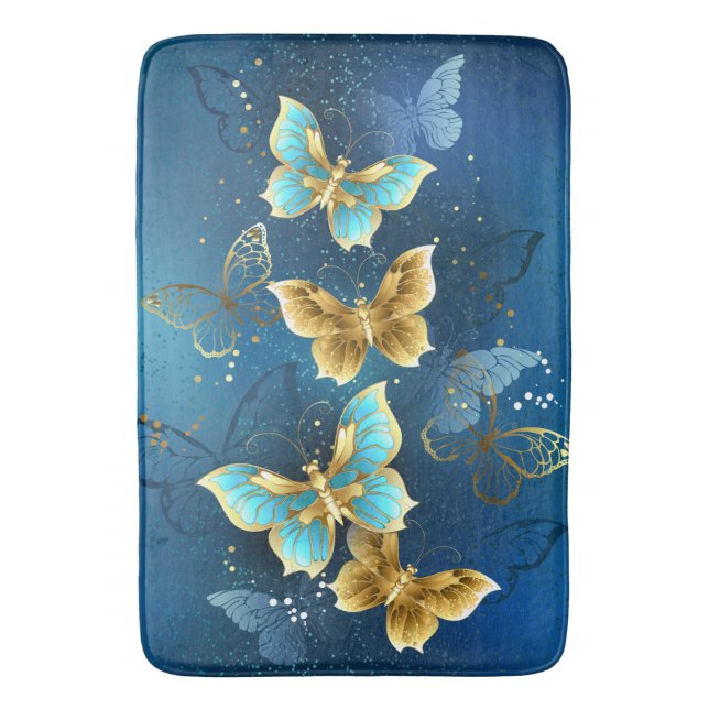 Golden butterflies badrumsmatta (Framsidan (Vertikal))