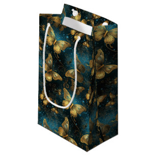 Golden Butterflies Gift Bag
