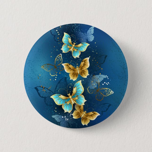 Golden butterflies knapp (Framsida)