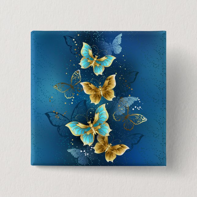 Golden butterflies knapp (Framsida)