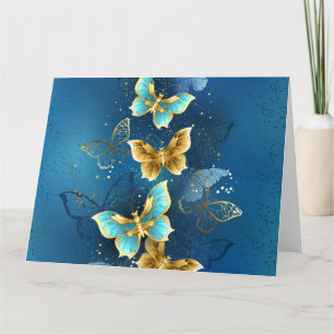Golden butterflies kort
