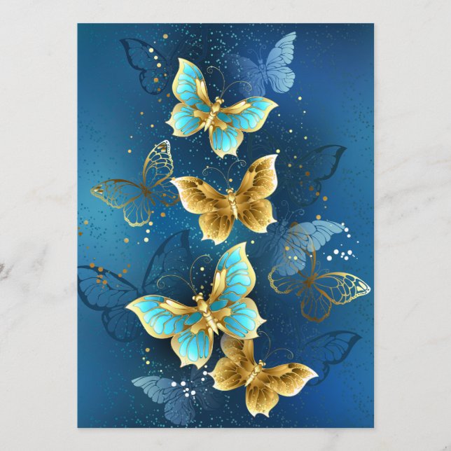 Golden butterflies meny (Framsida)