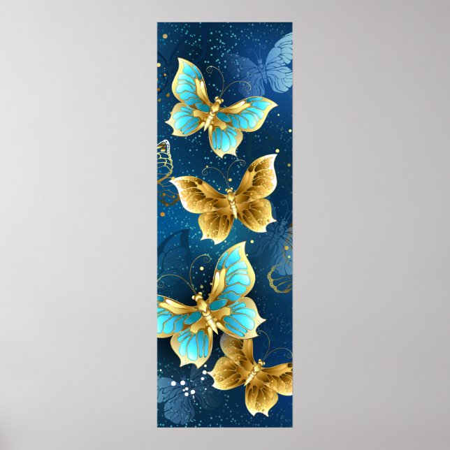 Golden butterflies poster (Framsidan)