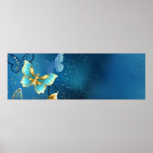 Golden butterflies poster (Framsidan)