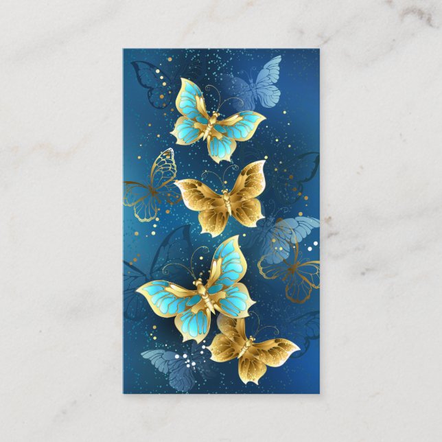 Golden butterflies rabattkort (Framsida)