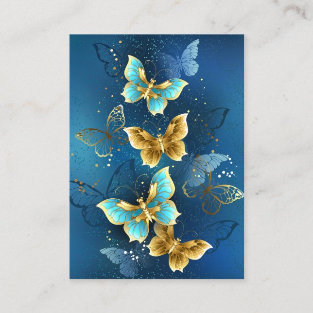 Golden butterflies rådkort (Framsida)