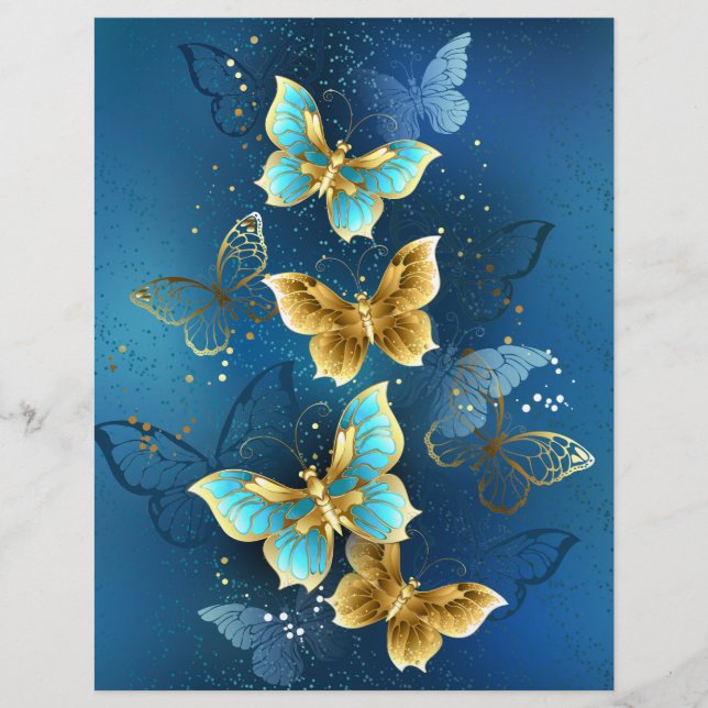 Golden butterflies reklamblad (Framsidan)