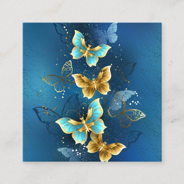 Golden butterflies tilläggskort (Framsida)