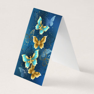Golden butterflies visitkort