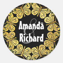 Golden Butterfly Large Bröllop