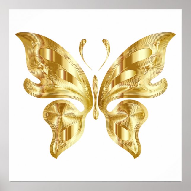 GOLDEN BUTTERFLY POSTER (Framsidan)
