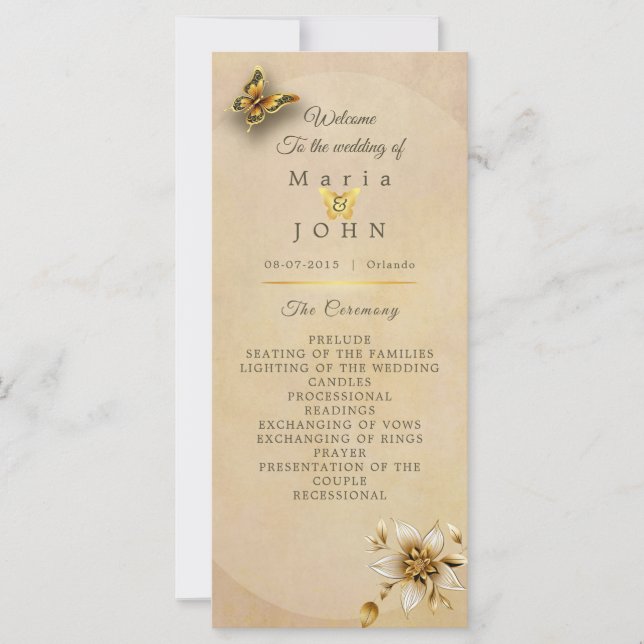 Golden Butterfly-programmet (Framsida)